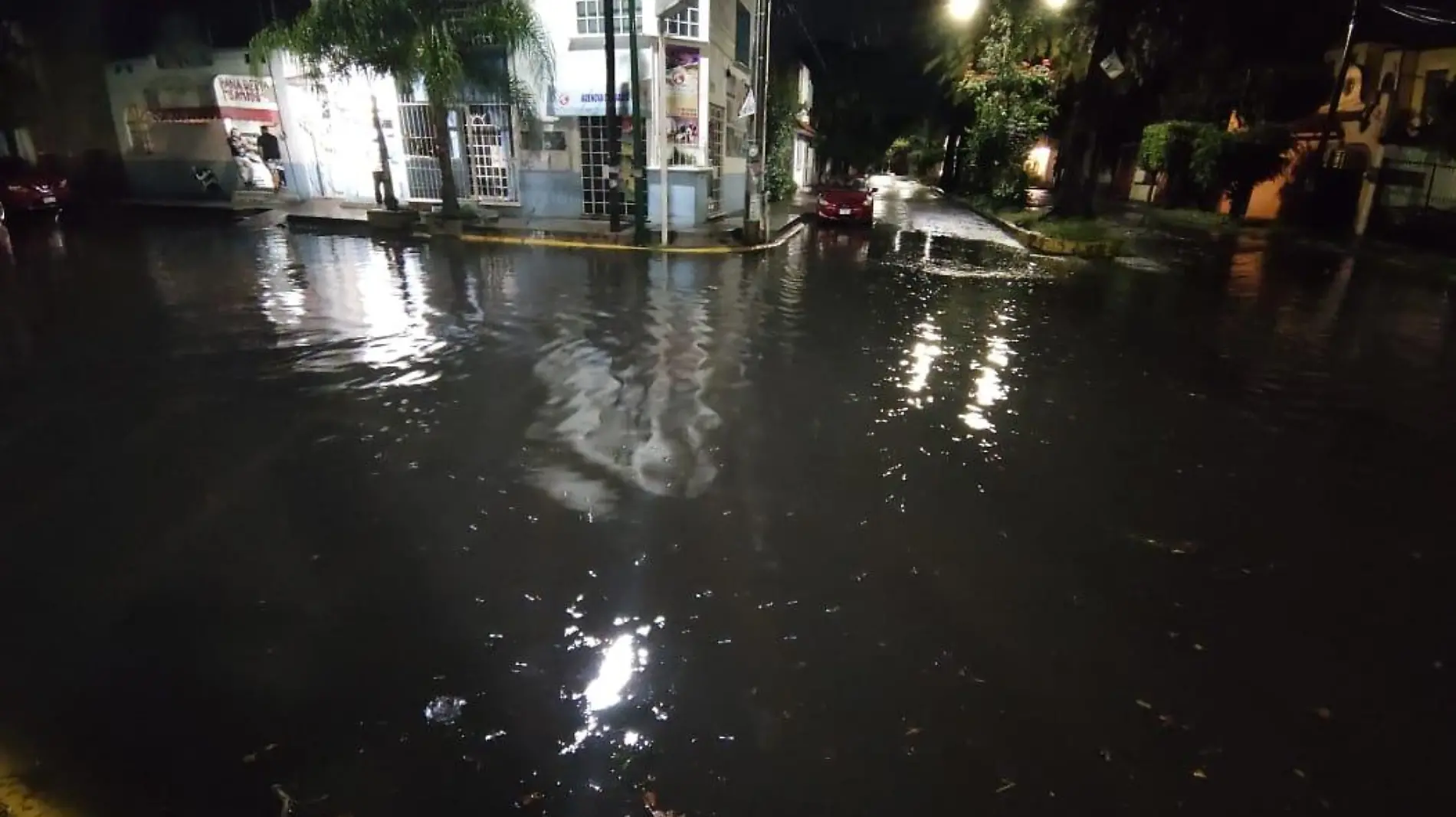 Encharcamientos en calles de Morelia